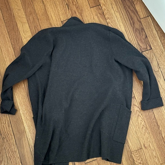 J Crew Gray Sweater Blazer/Cardigan - Picture 2 of 4